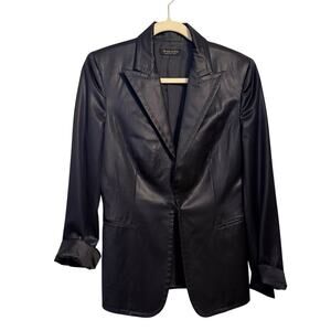 Marlowe Shine Wool Blazer Jacket Made in Italy Sz. 40 (US 4)